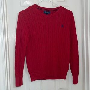 Polo Ralph Lauren Red sweater size 10/12